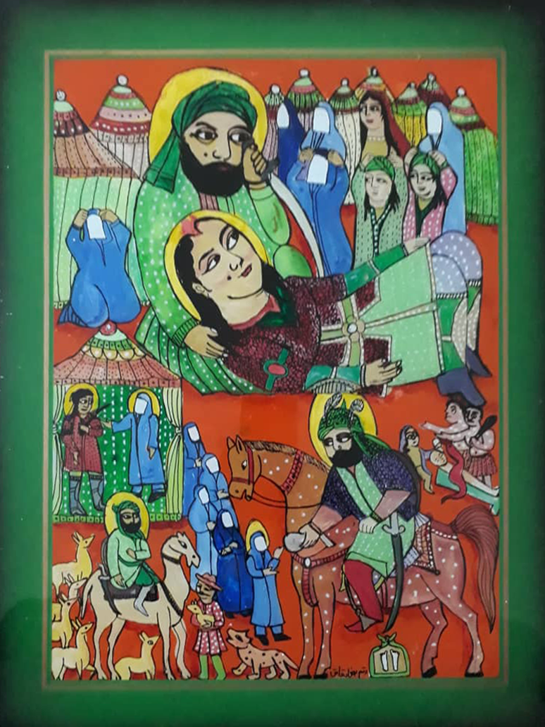 اثر شمایل حضرت علی اکبر از بهزاد نقاش اثر شمایل حضرت علی اکبر از بهزاد نقاش