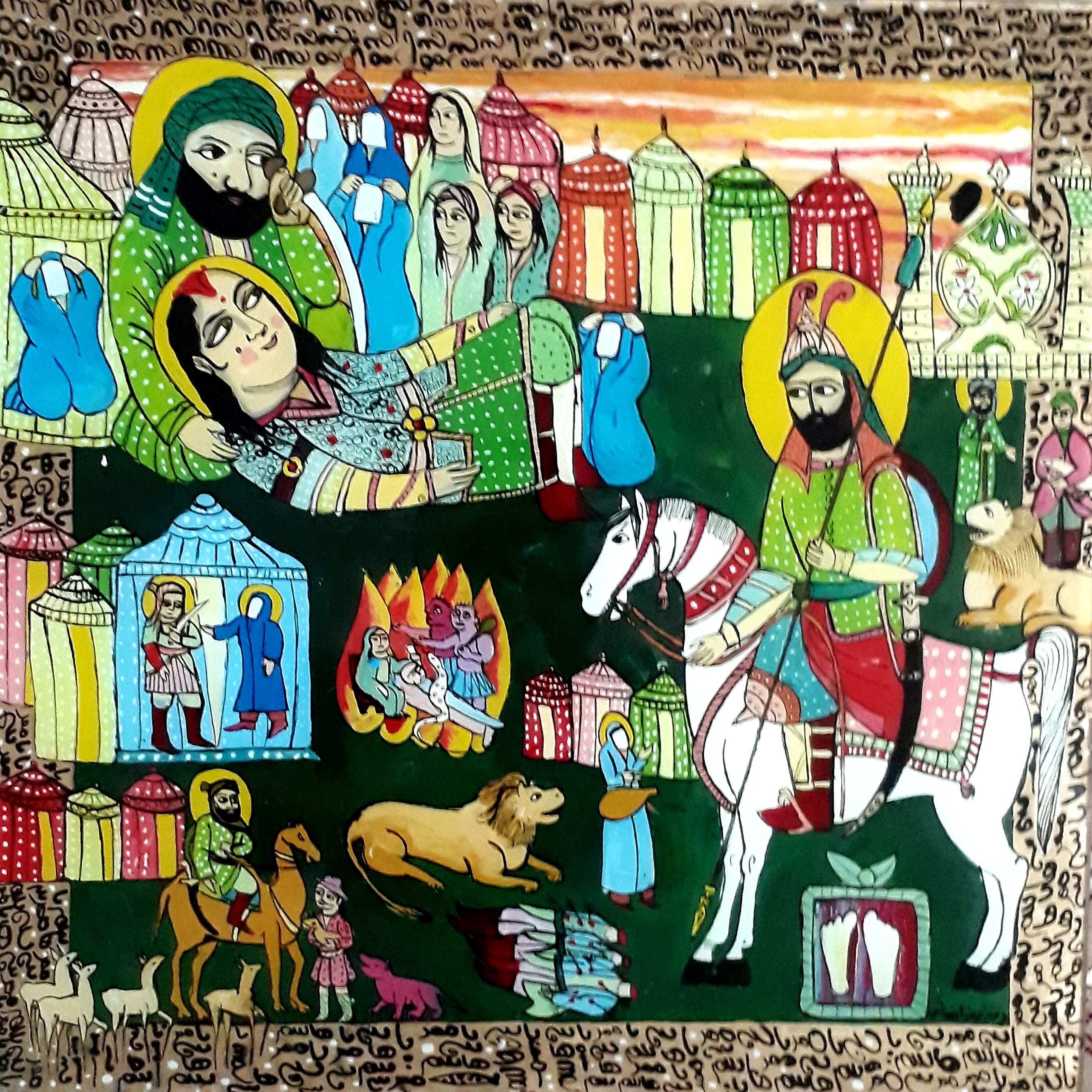 اثر شمایل دینی 3 از بهزاد نقاش اثر شمایل دینی 3 از بهزاد نقاش