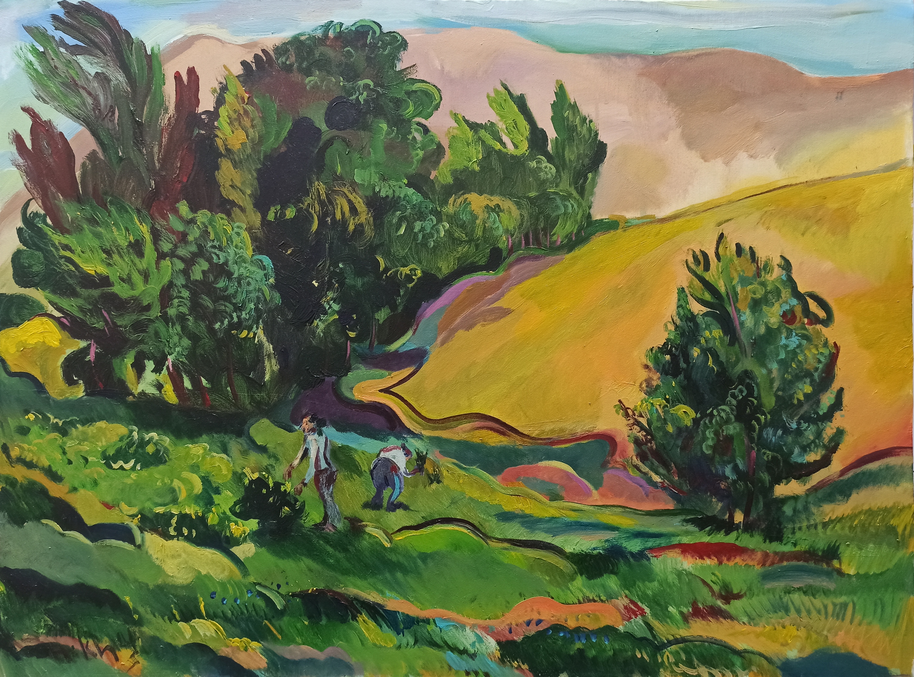 اثر باغ انگور از هادی خانی اثر باغ انگور از هادی خانی