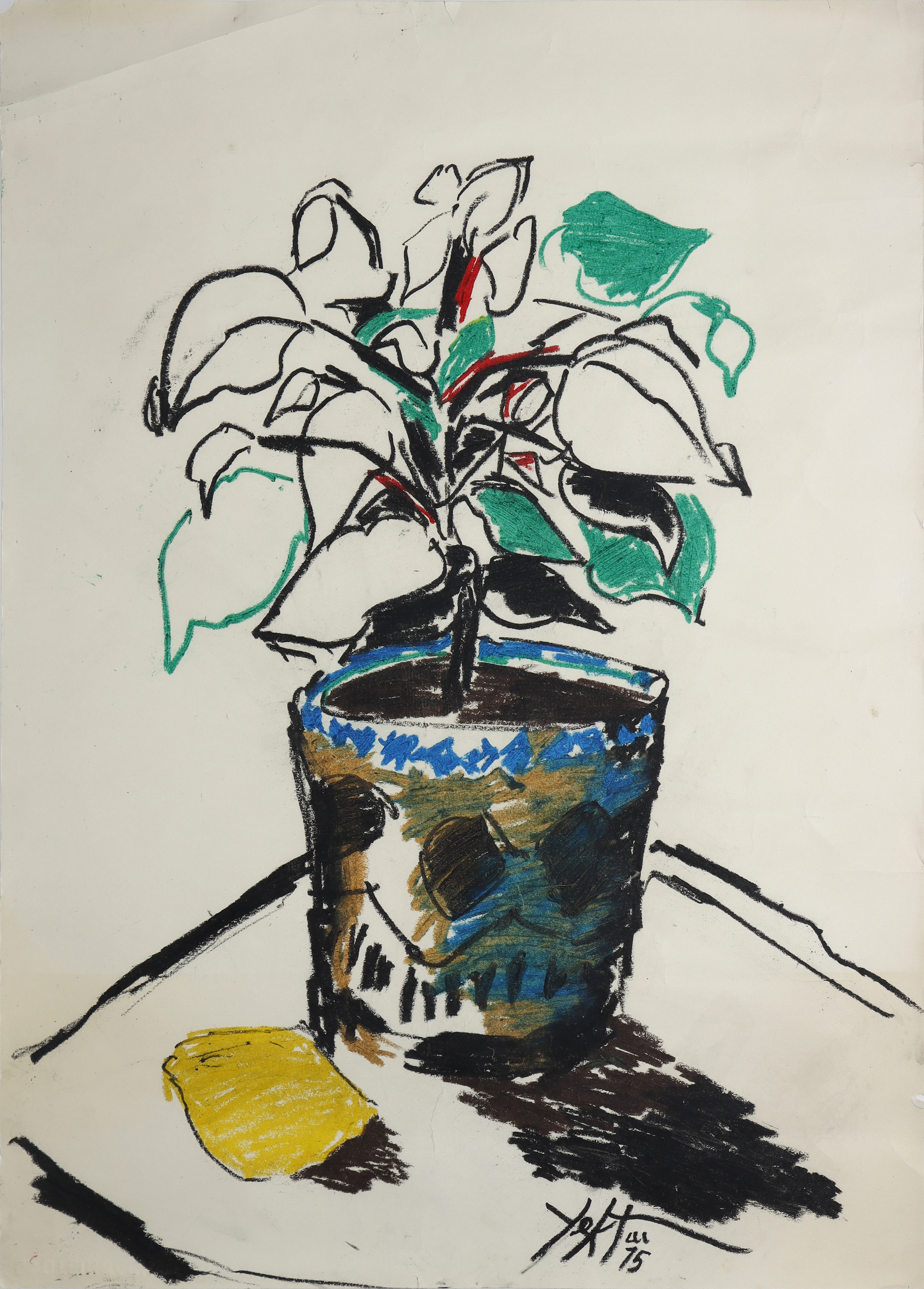 Artwork Untitled by Manoochehr Yektai Artwork Untitled by Manoochehr Yektai