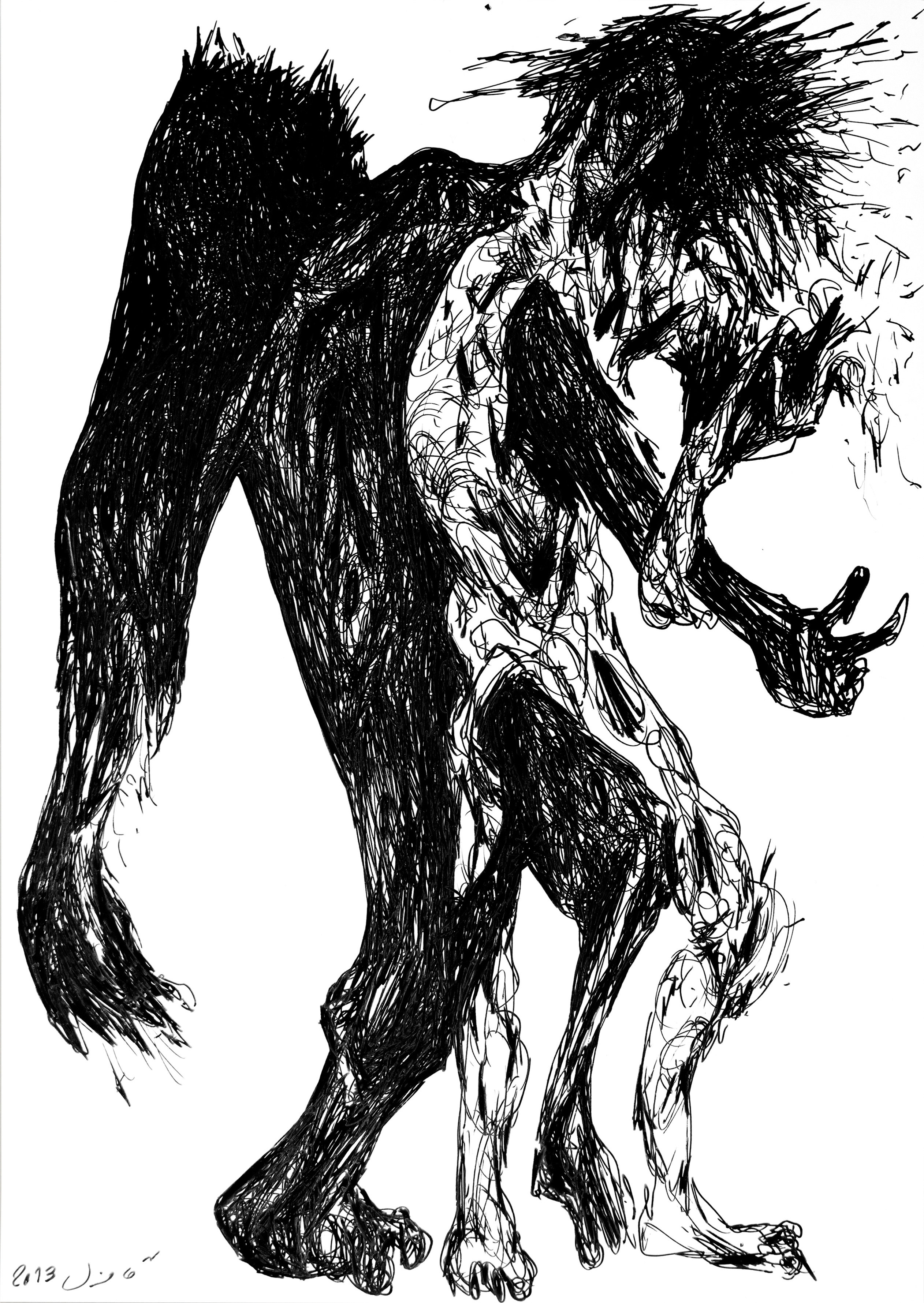 اثر بدون عنوان از فرهاد گاوزن اثر بدون عنوان از فرهاد گاوزن