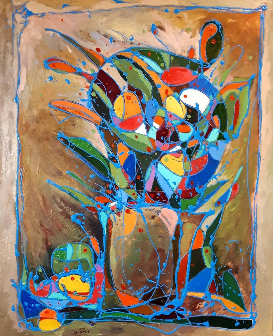 Artwork Blue vase by Seyed Mohammad Fadavi Artwork Blue vase by Seyed Mohammad Fadavi
