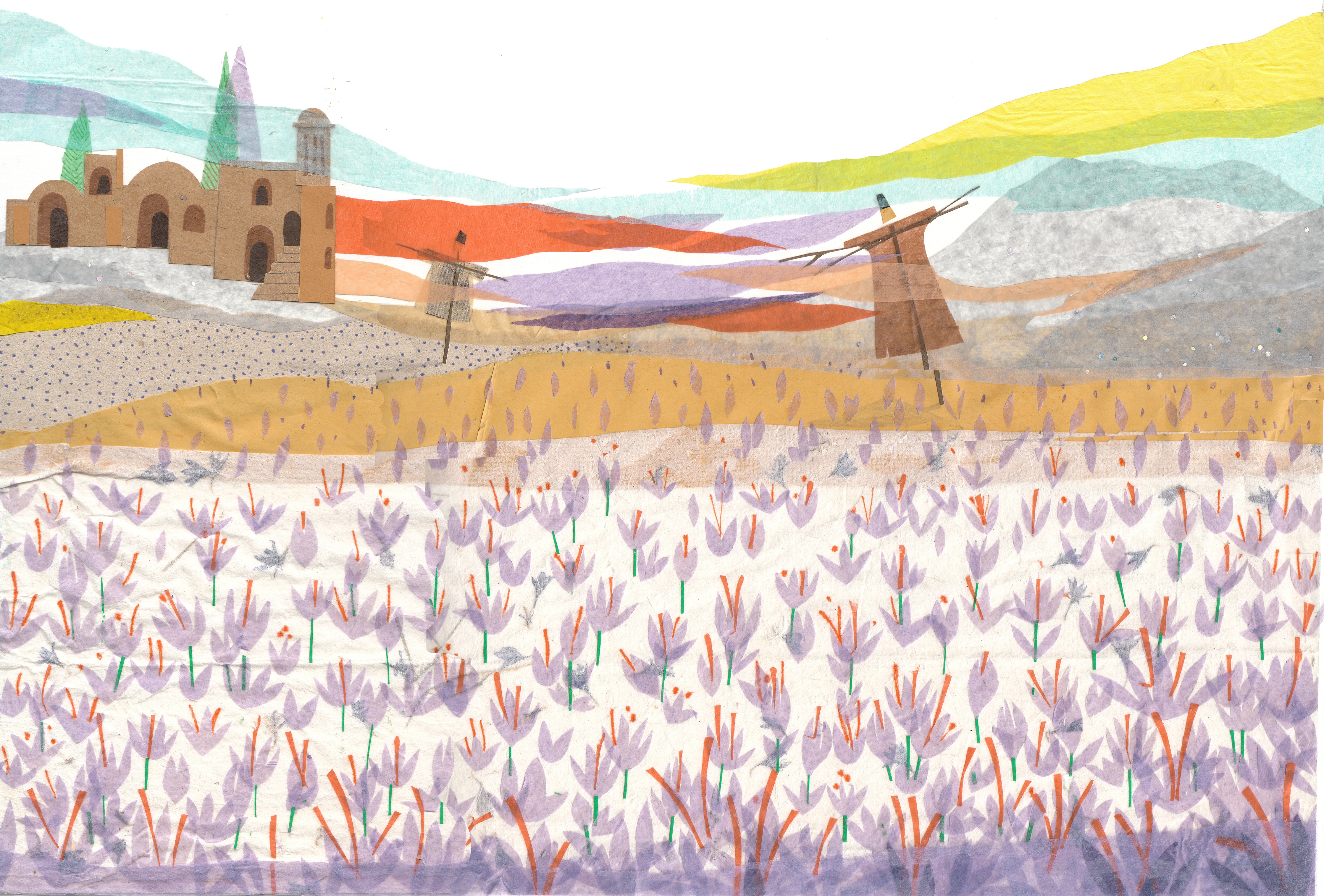 Artwork zaffron field by hoda hadadi Artwork zaffron field by hoda hadadi