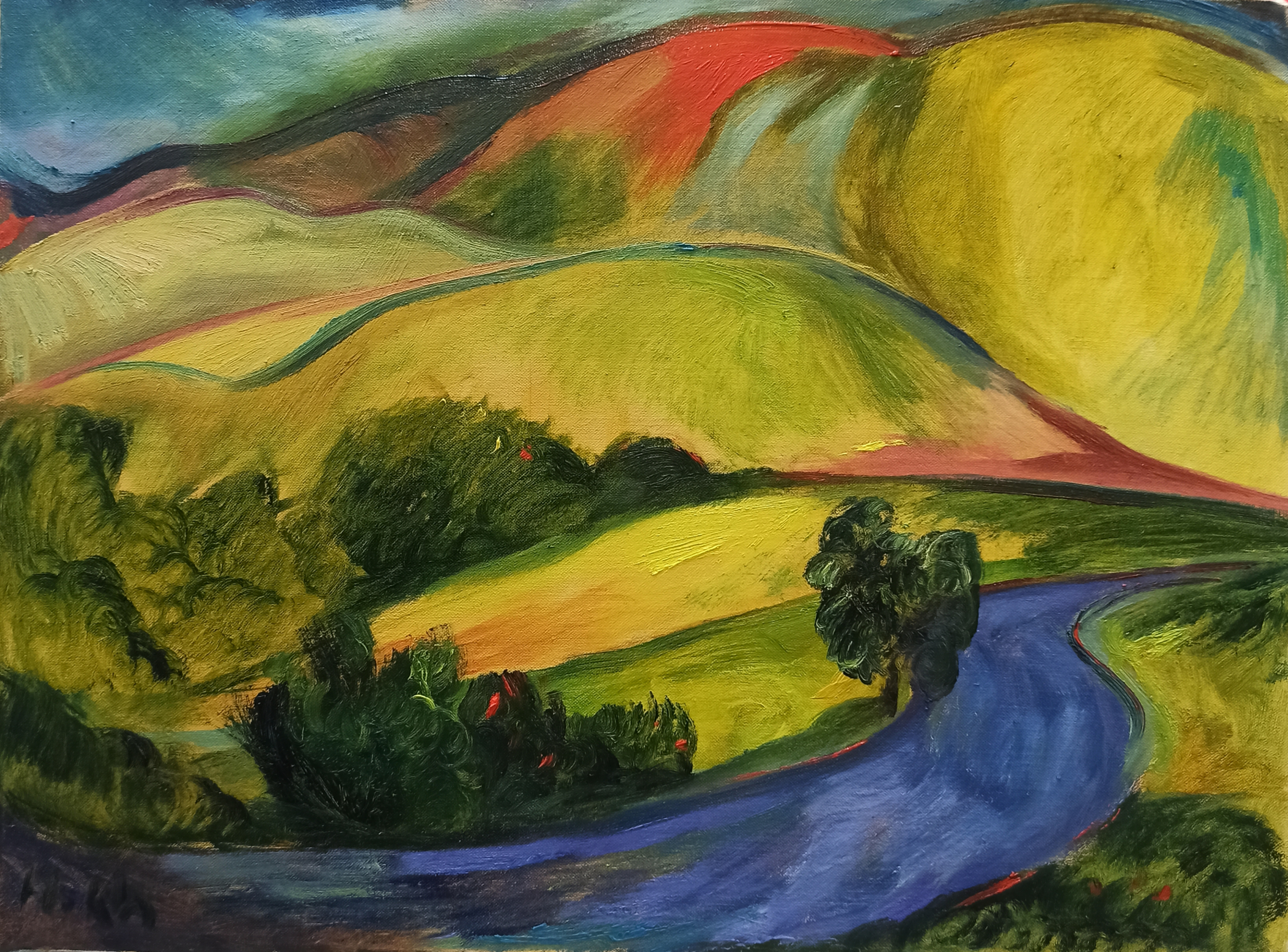 اثر تپه های زرد از هادی خانی اثر تپه های زرد از هادی خانی