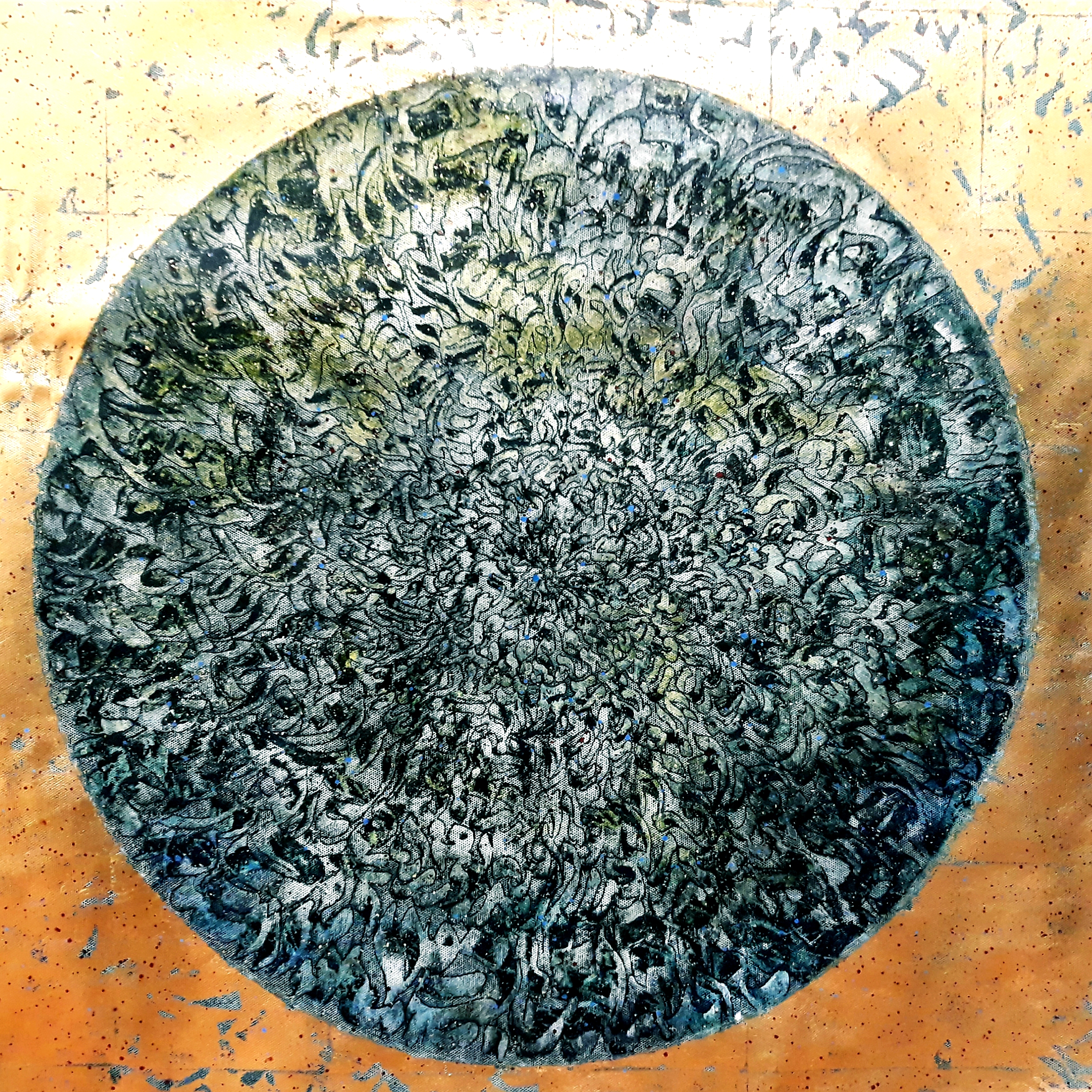 اثر سیاه مشق دایره از اللهیار خوشبختی اثر سیاه مشق دایره از اللهیار خوشبختی