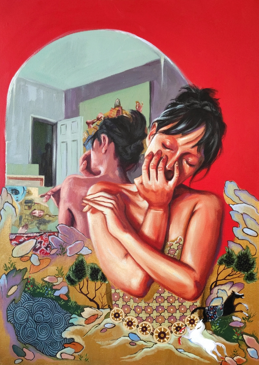 Artwork Unfinished reflections by Elham Hoseinpoour Artwork Unfinished reflections by Elham Hoseinpoour