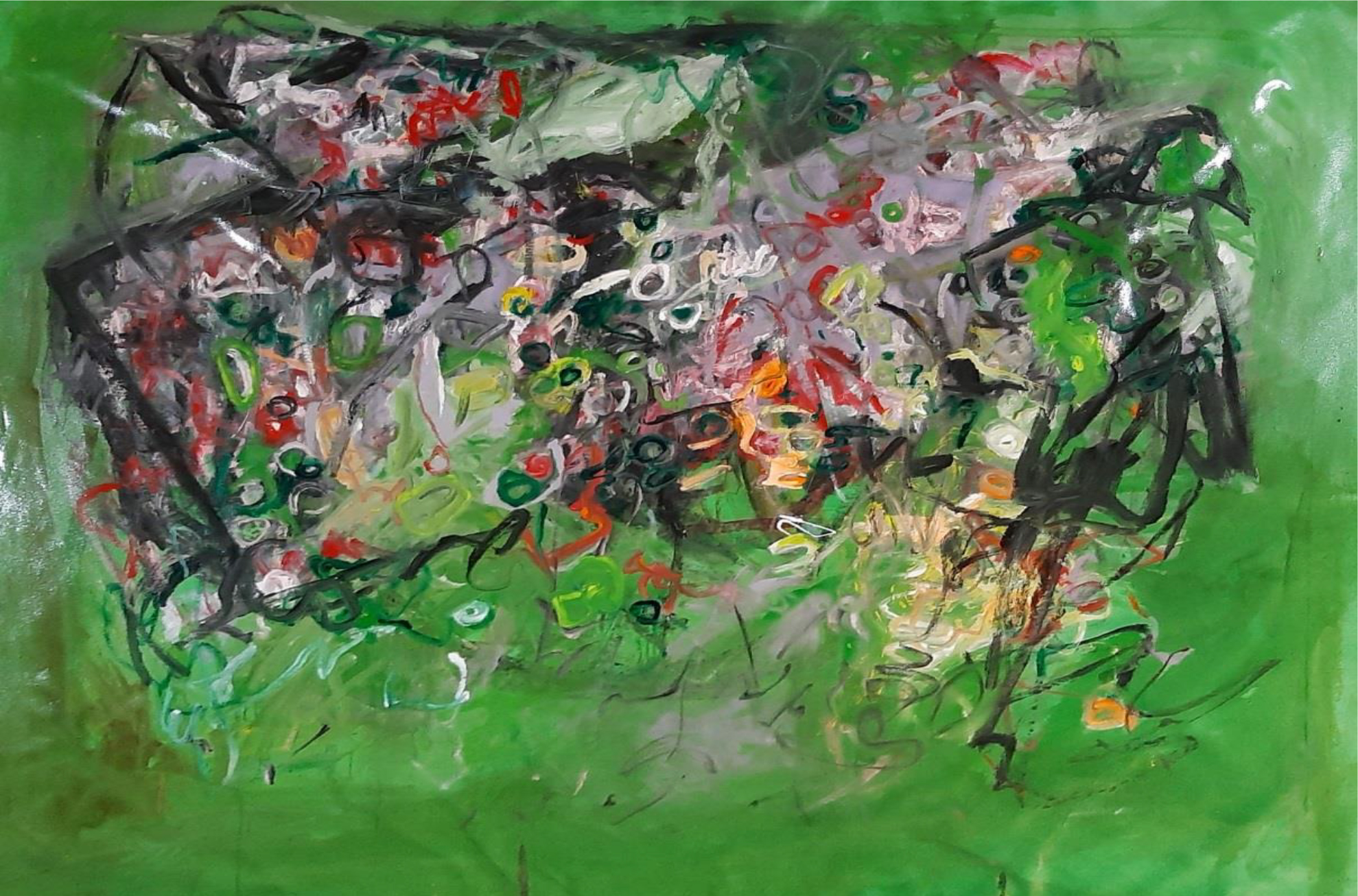 اثر بدون عنوان از منیر زنده اثر بدون عنوان از منیر زنده