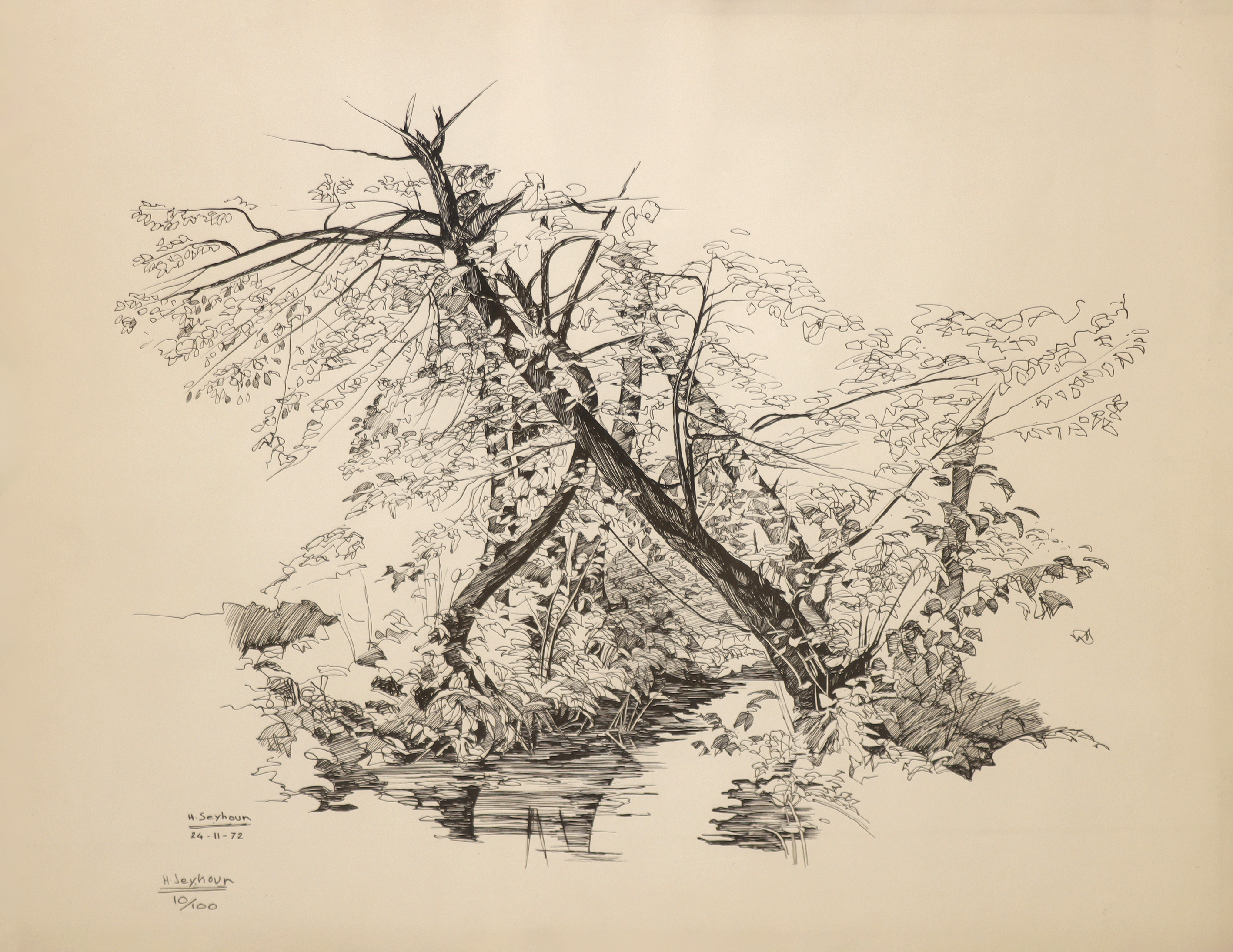 اثر بدون عنوان از هوشنگ سیحون اثر بدون عنوان از هوشنگ سیحون