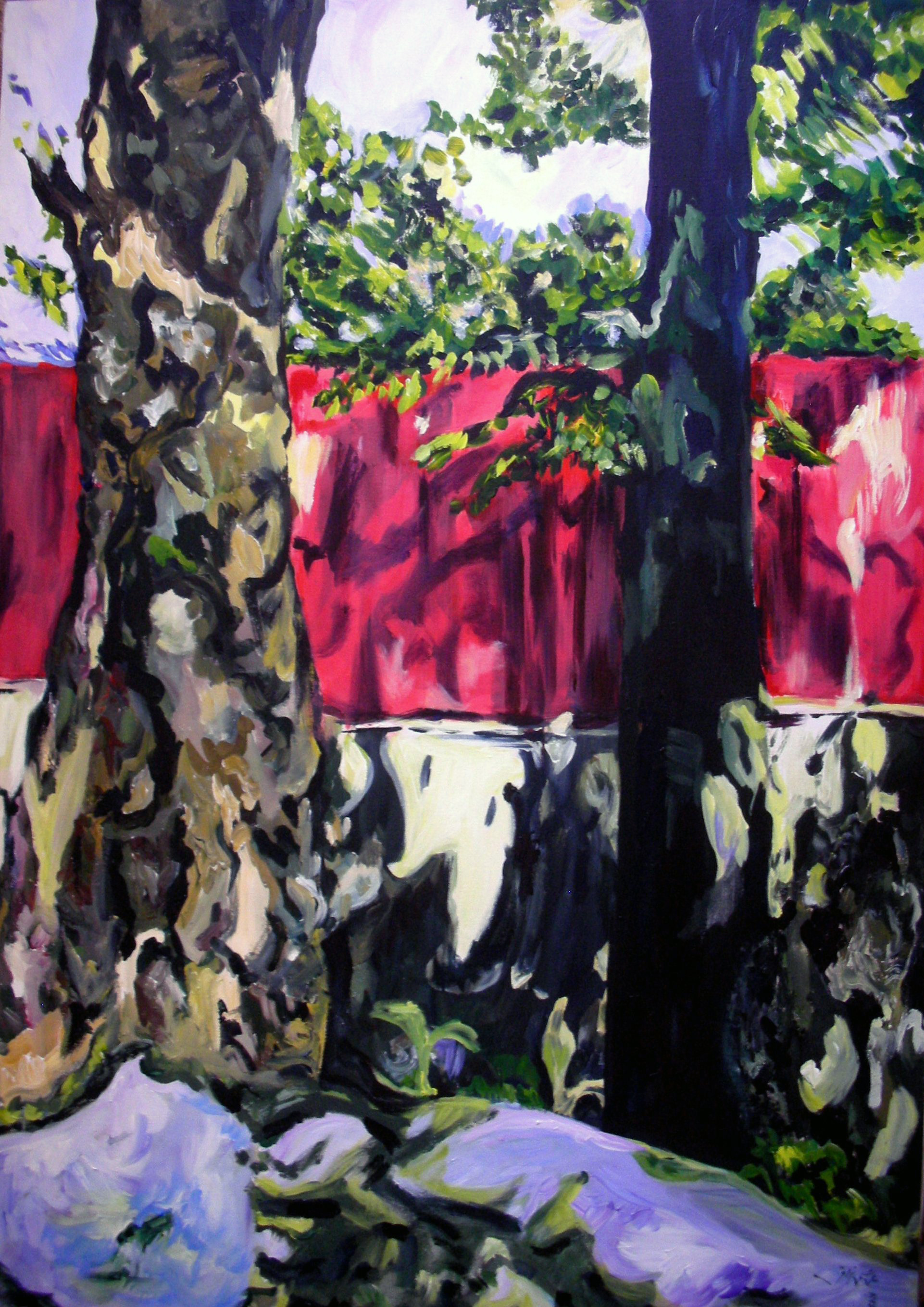 اثر دیوار قرمز از سالومه گل نراقی اثر دیوار قرمز از سالومه گل نراقی