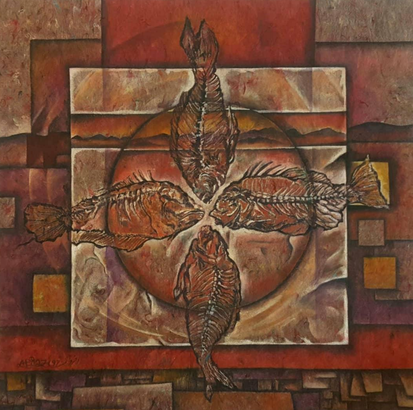 اثر از مجموعه فسیل 2 از مظاهر افروزی اثر از مجموعه فسیل 2 از مظاهر افروزی