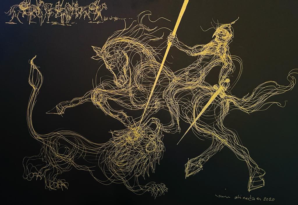 اثر بدون عنوان از علی ندایی اثر بدون عنوان از علی ندایی