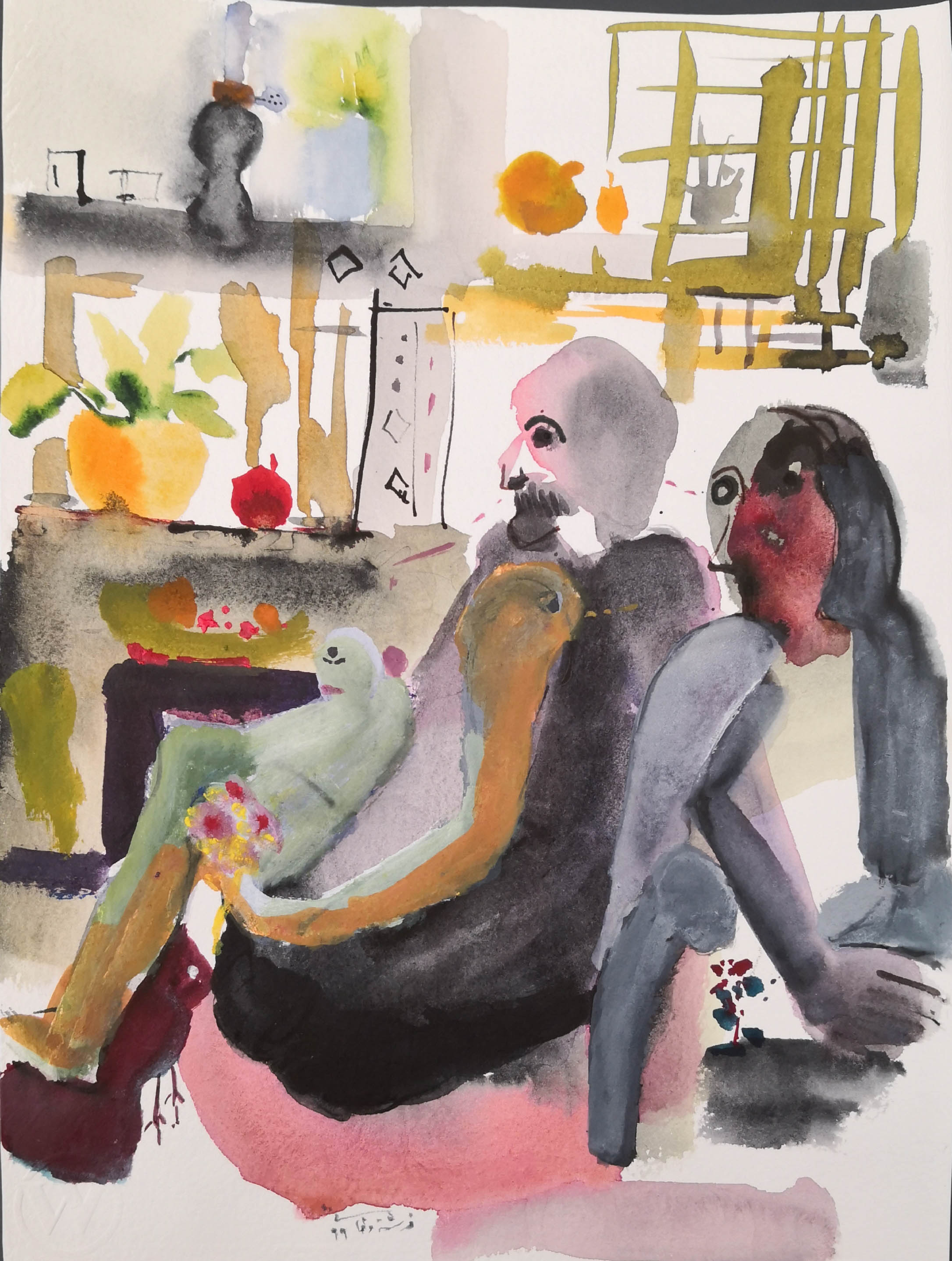 اثر بدون عنوان از فرشته وفائی اثر بدون عنوان از فرشته وفائی