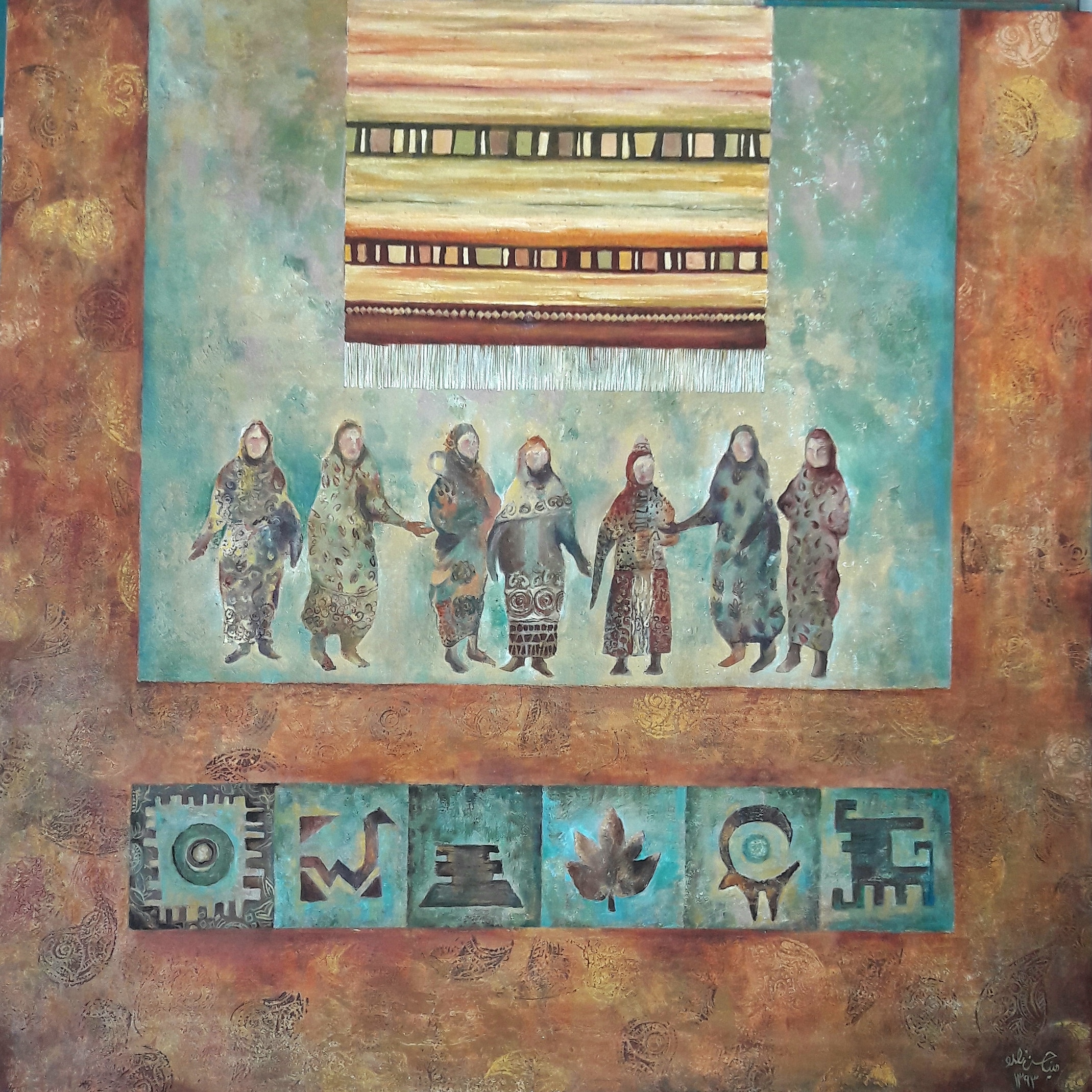 Artwork weavers 2 by Mina Hassanzadeh Artwork weavers 2 by Mina Hassanzadeh