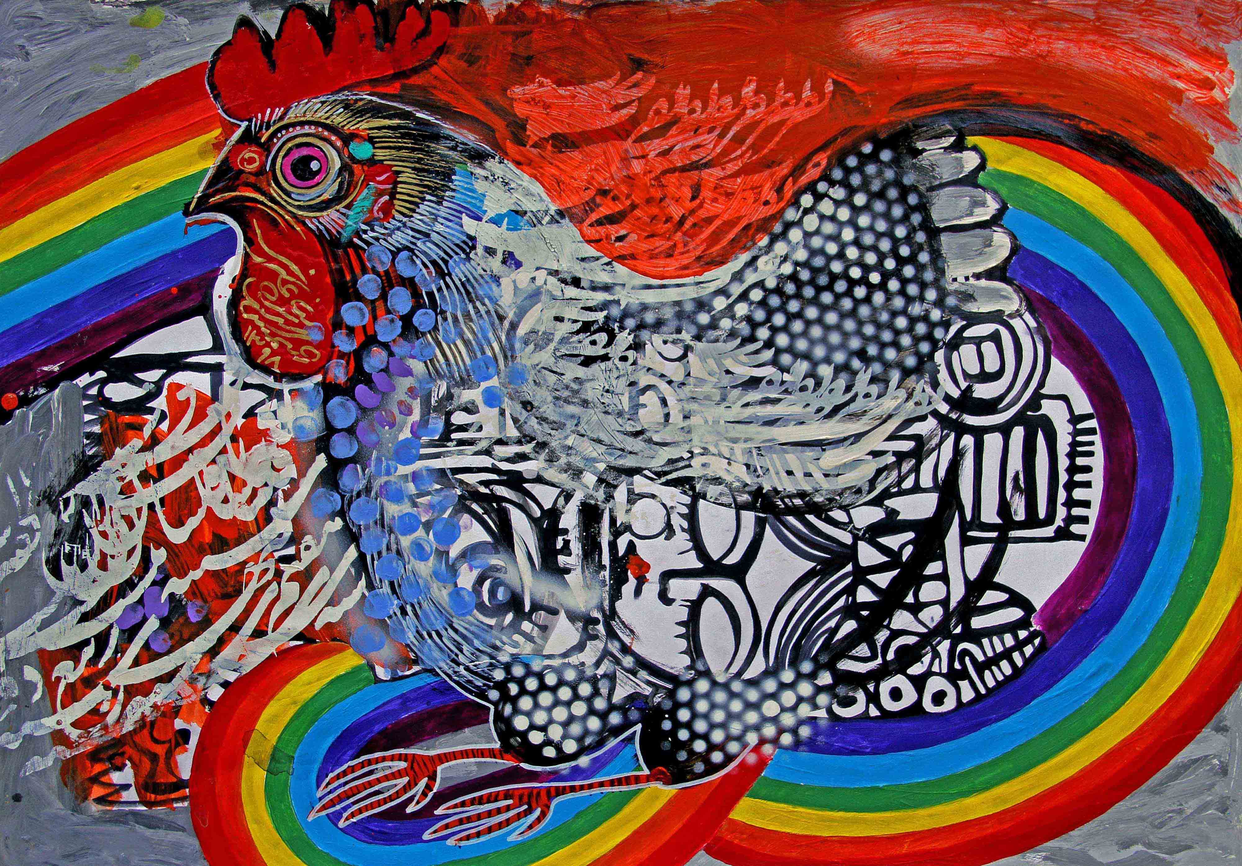 Artwork rooster 11 by Shamsedin Ghazi Artwork rooster 11 by Shamsedin Ghazi