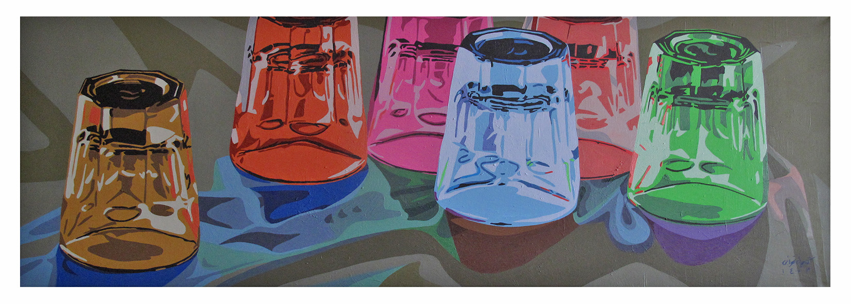 Artwork glasses by katayoun tehrani Artwork glasses by katayoun tehrani