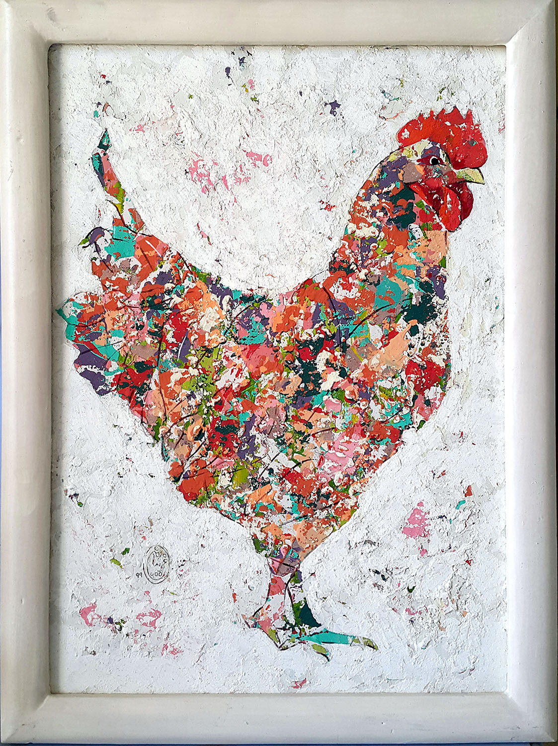 Artwork Colorful ruster 1 by Fariba Bahmani Artwork Colorful ruster 1 by Fariba Bahmani