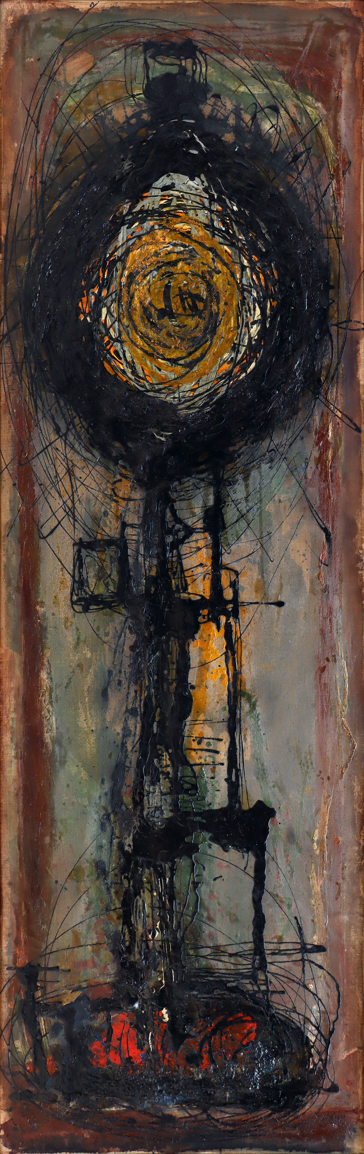 Artwork Composition 1963 by Sirak Melkonian Artwork Composition 1963 by Sirak Melkonian