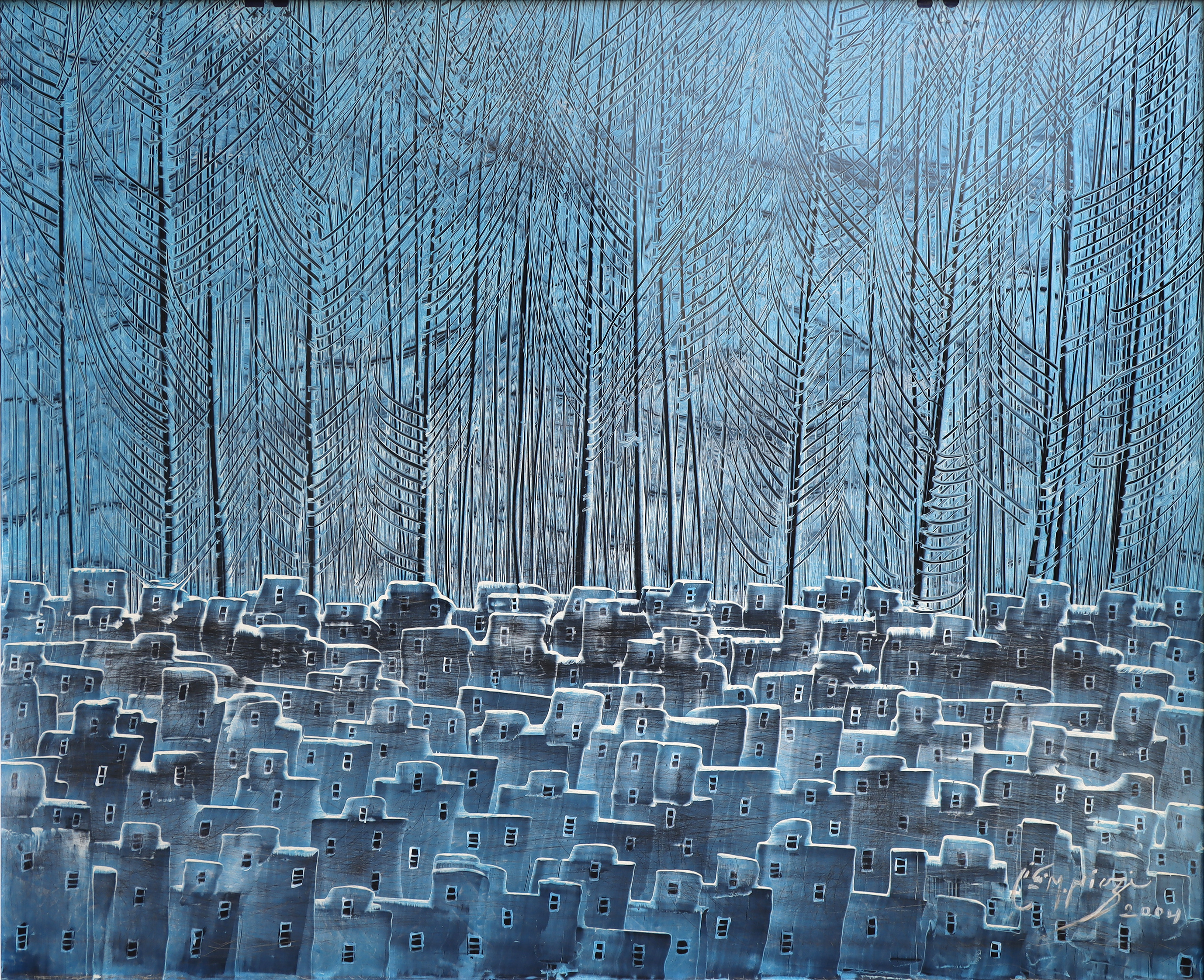 اثر بدون عنوان از منوچهر نیازی اثر بدون عنوان از منوچهر نیازی