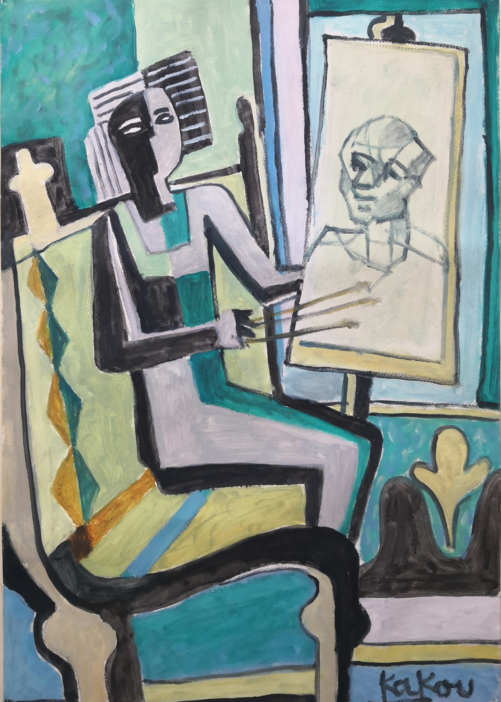 اثر بدون عنوان از محمد علی شیوایی (کاکو) اثر بدون عنوان از محمد علی شیوایی (کاکو)