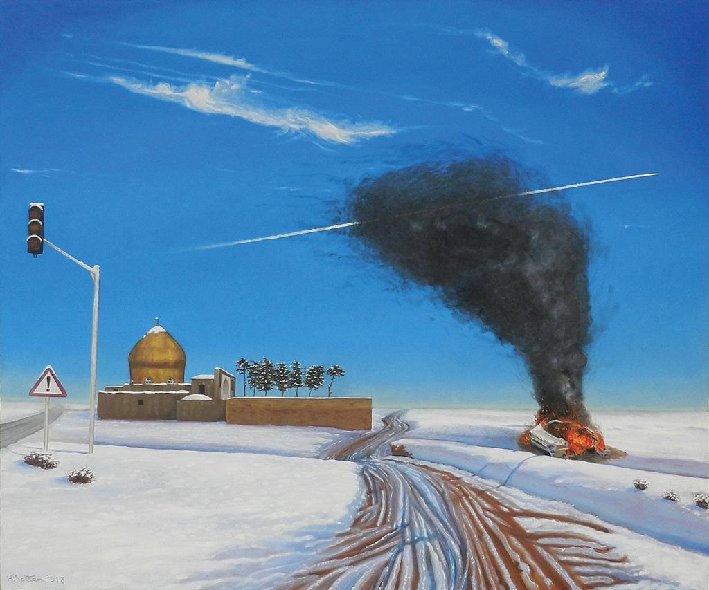 اثر بدون عنوان از مجموعه بدرود آسمان آبی دو از حسین سلطانی اثر بدون عنوان از مجموعه بدرود آسمان آبی دو از حسین سلطانی