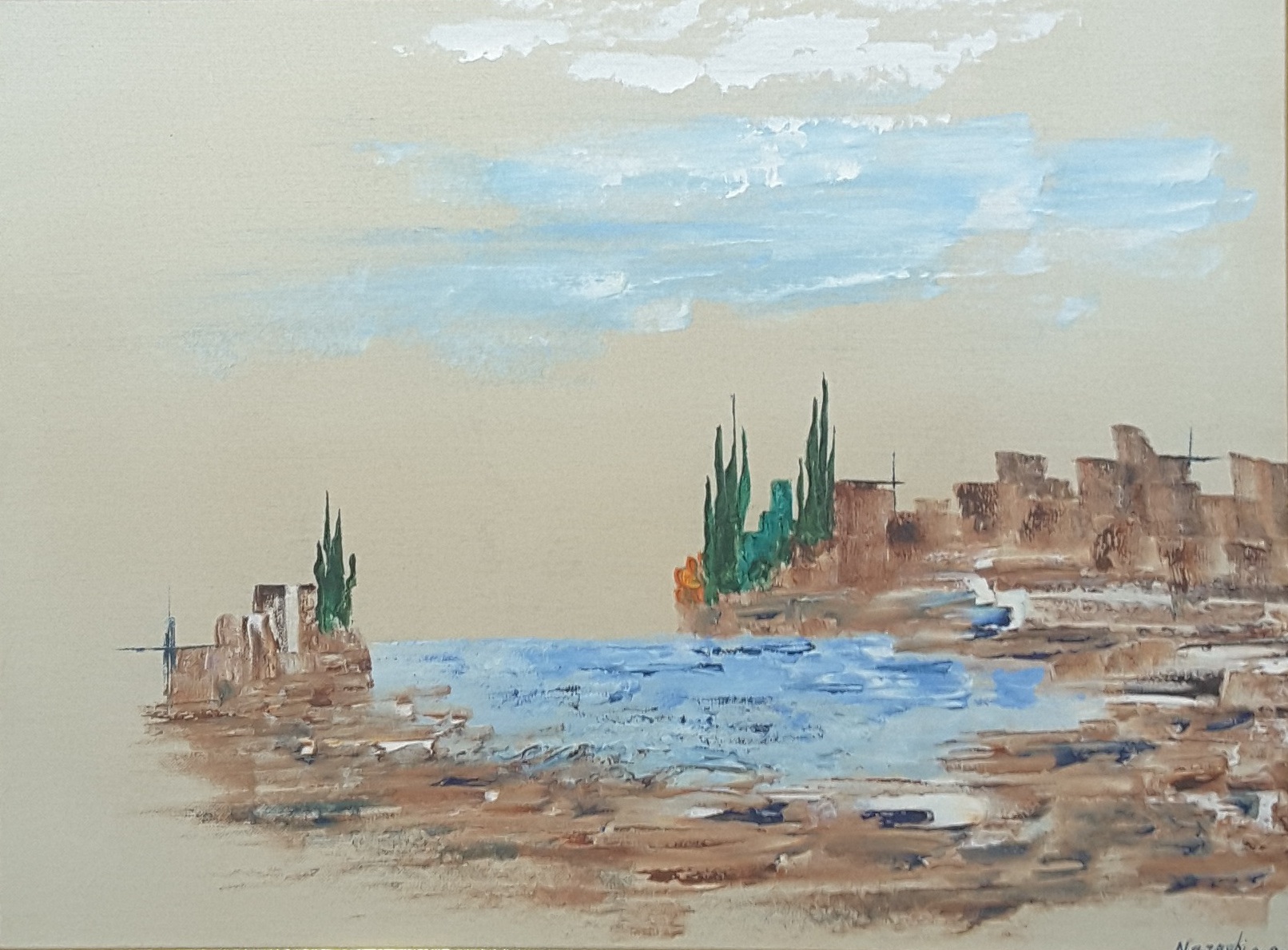 Artwork Sea and beach 3 by Mohsen Naraghi Artwork Sea and beach 3 by Mohsen Naraghi