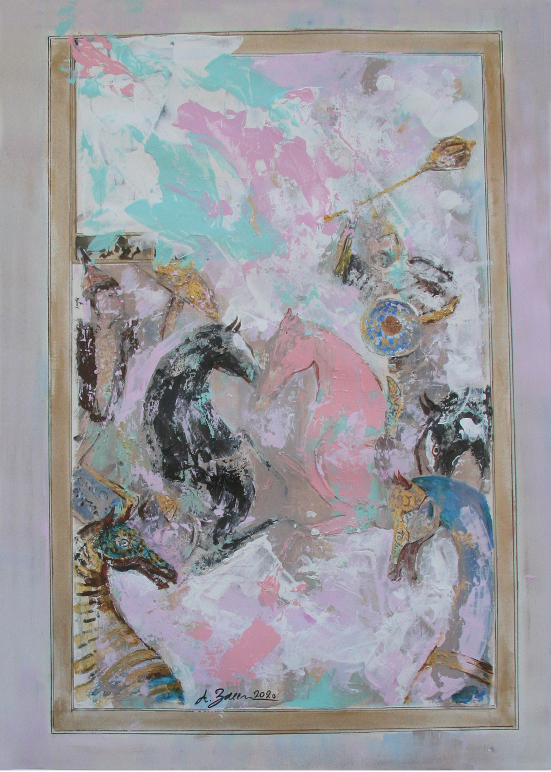 اثر بدون عنوان از علی زعیم اثر بدون عنوان از علی زعیم