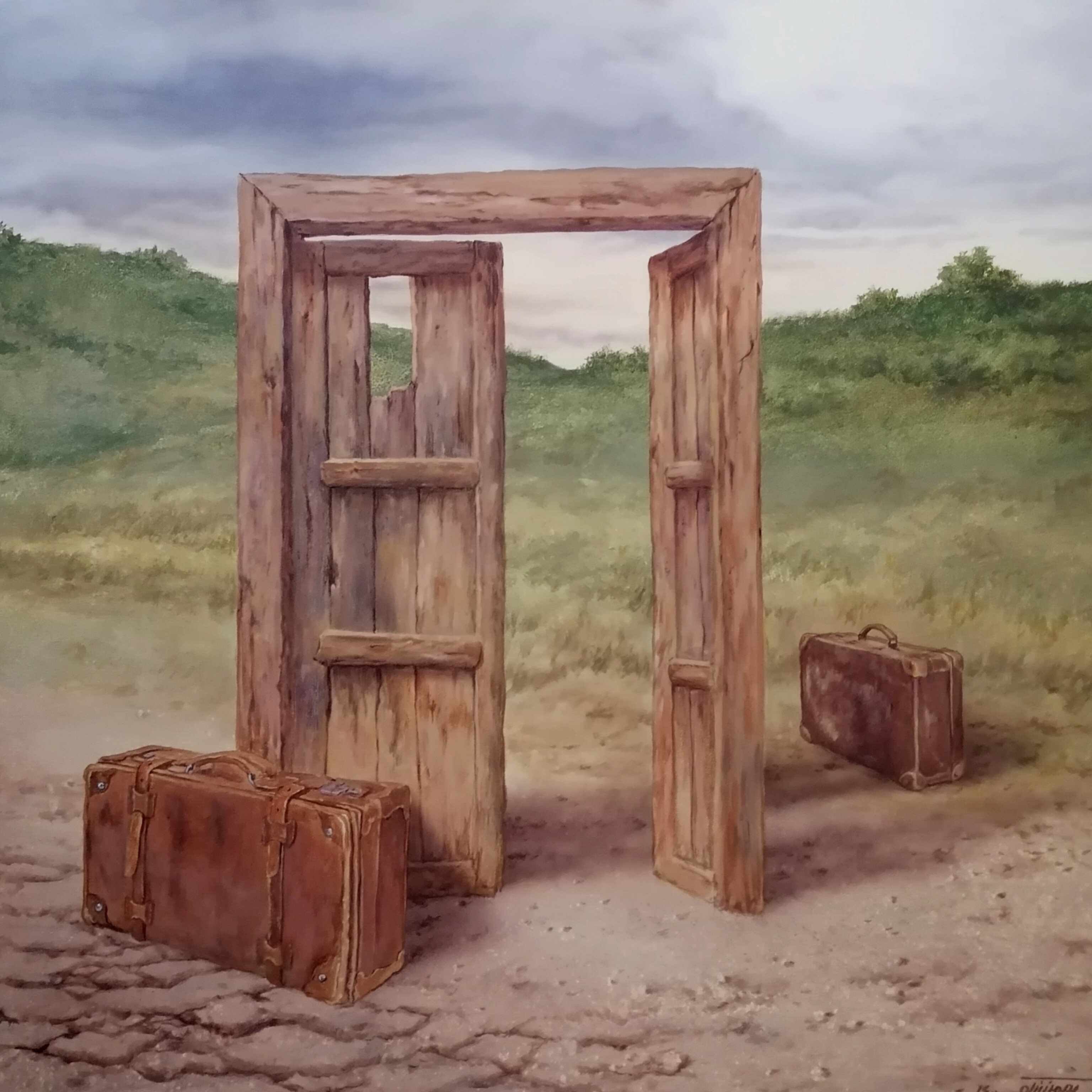 Artwork stay and go by Bahman Nikoo Artwork stay and go by Bahman Nikoo