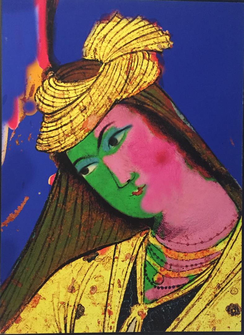 Artwork safavid cheeky face by Hojat Amani Artwork safavid cheeky face by Hojat Amani