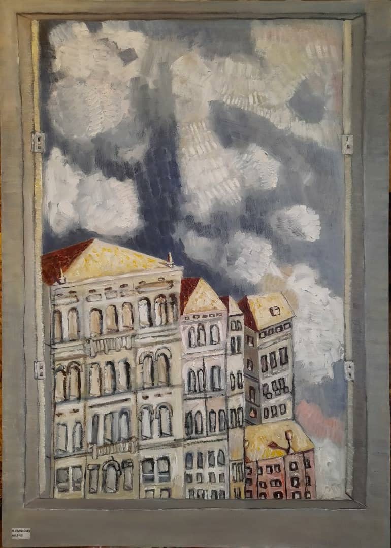 Artwork The window by Azam Sardouienasab Artwork The window by Azam Sardouienasab