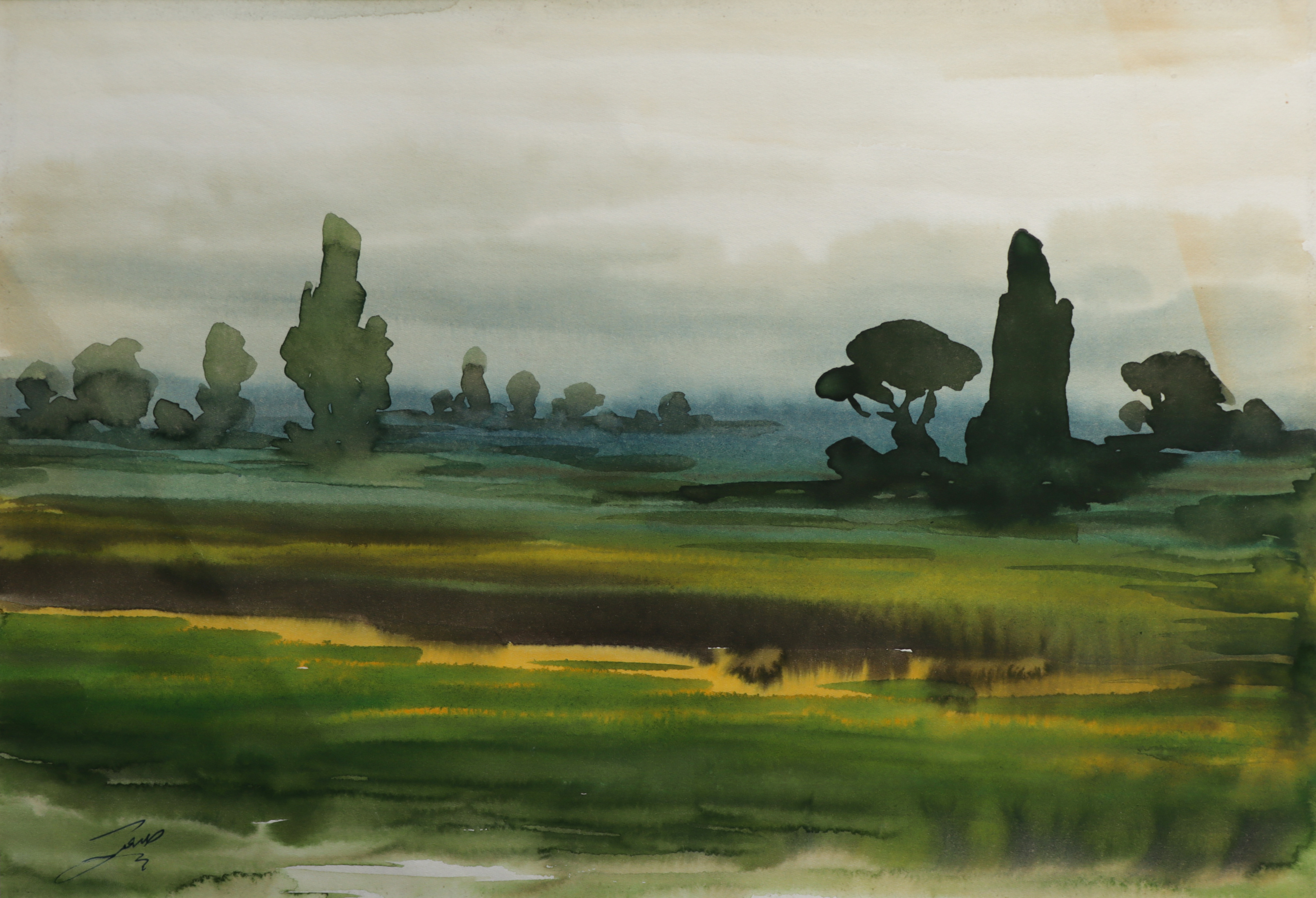 اثر بدون عنوان از علی اکبر صنعتی اثر بدون عنوان از علی اکبر صنعتی