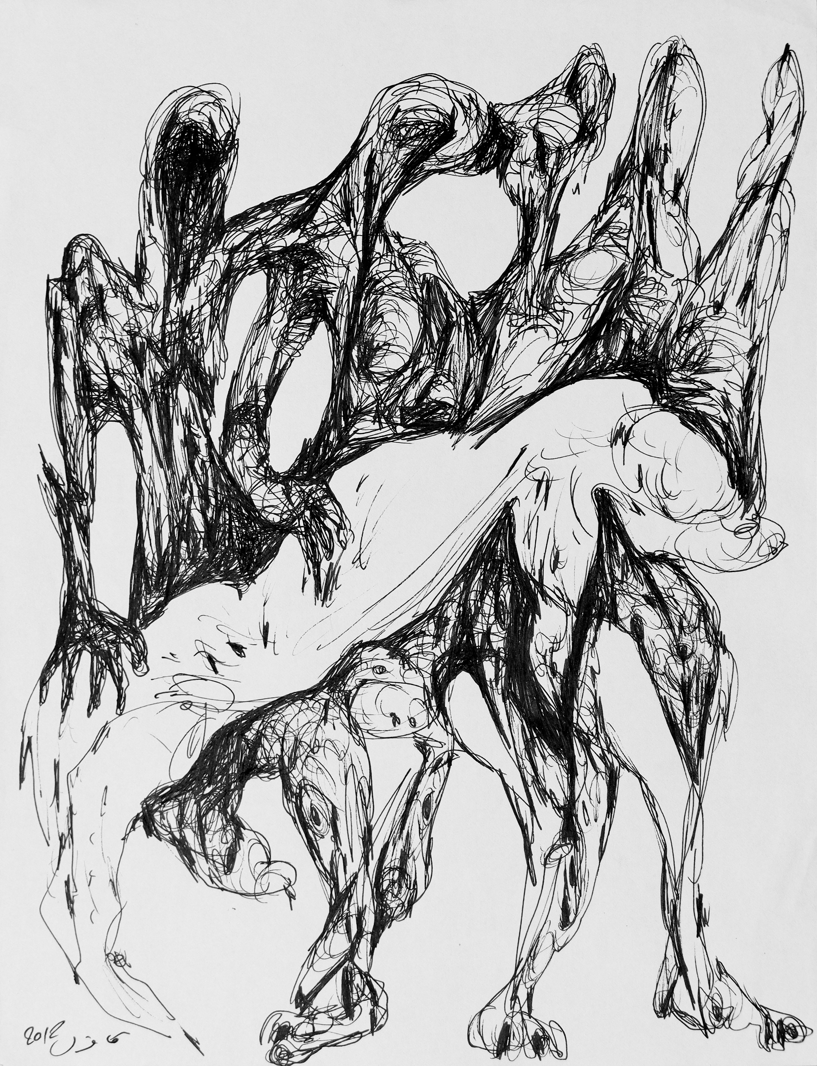 اثر بدون عنوان از فرهاد گاوزن اثر بدون عنوان از فرهاد گاوزن