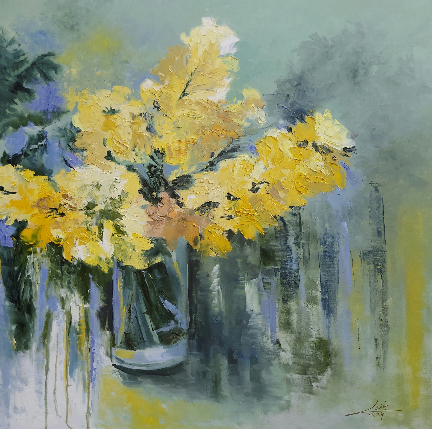 اثر گلهای زرد از مینا قویدل اثر گلهای زرد از مینا قویدل