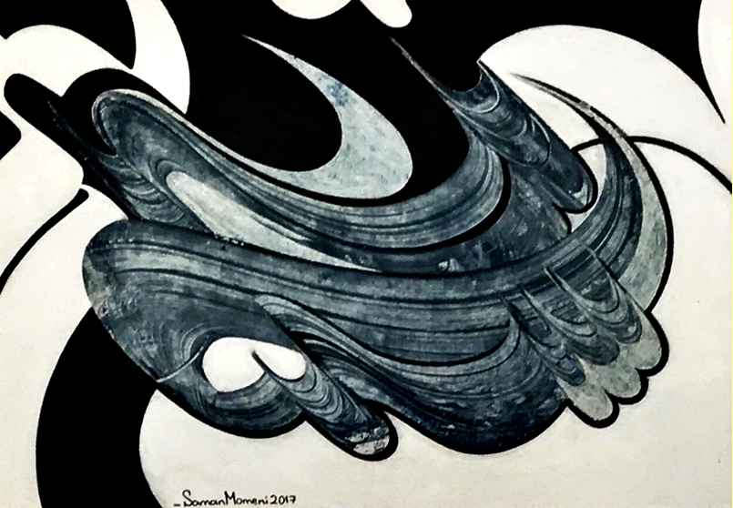 Artwork Sea of Eyes by Koorosh Momeny Artwork Sea of Eyes by Koorosh Momeny