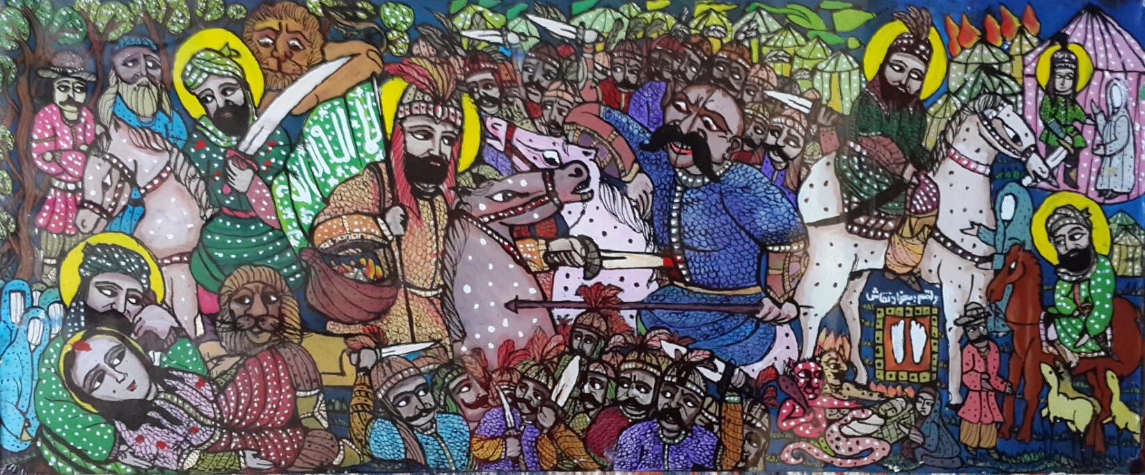 اثر شمایل خوانی از بهزاد نقاش اثر شمایل خوانی از بهزاد نقاش