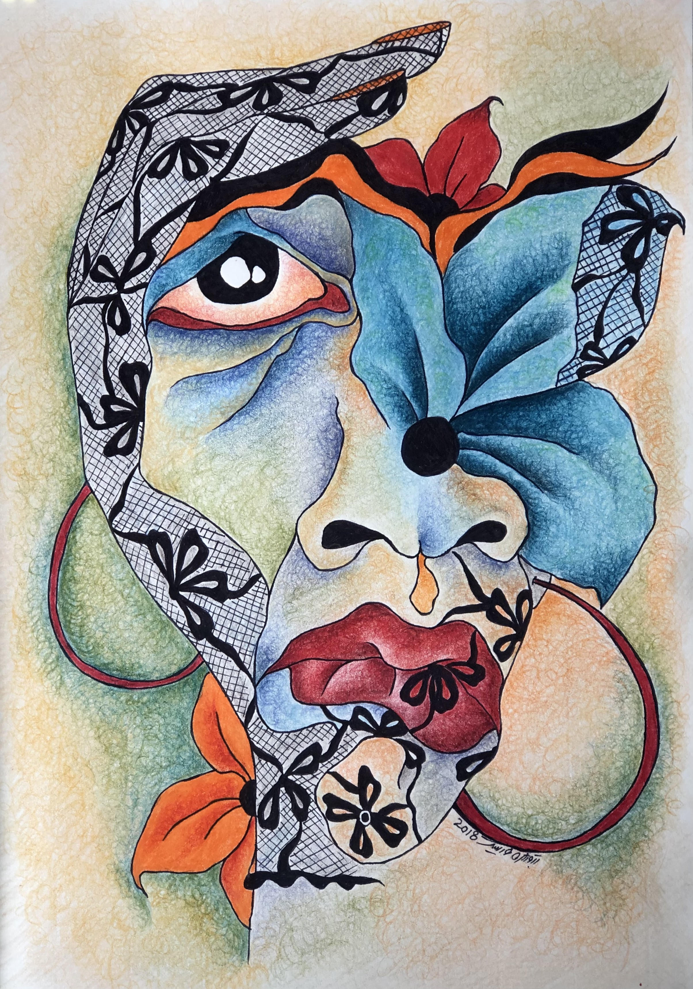 Artwork Mourning 8 by Banafsheh Farisabadi Artwork Mourning 8 by Banafsheh Farisabadi