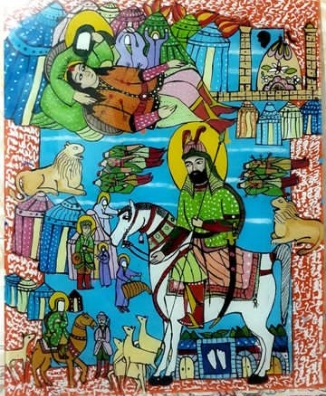 اثر شمایل دینی از بهزاد نقاش اثر شمایل دینی از بهزاد نقاش